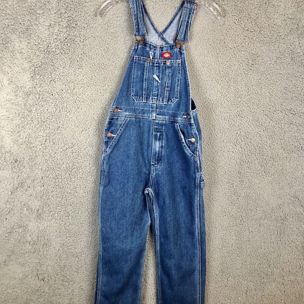 DICKIES Vintage Medium Overalls Jumper Carpenter Jeans Denim Workwear